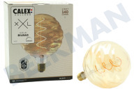 Calex  2101002400 Bilbao Led lamp 4W E27 Goud dimbaar geschikt voor o.a. E27, 4W, 140 lumen, 2100K, dimbaar