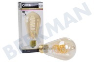 Calex  1001002000 LED Volglas Flex Filament Rustieklamp E27 5,5W geschikt voor o.a. E27 Goud Dimbaar 5,5W 470lm