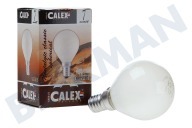 Calex  407602 Calex Kogel-nacht lamp 240V 10W 50lm E14 mat geschikt voor o.a. E14 P45 Dimbaar