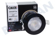 Calex  429272 Smart Wifi CCT Downlight, Black geschikt voor o.a. IP21, 2700-6500K