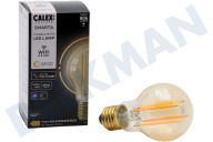 Calex 5101002100  Smart LED Filament Gold Standaardlamp E27 Dimbaar geschikt voor o.a. 220-240V, 7W, 806lm, 1800-3000K
