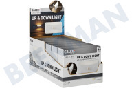 Calex 4001000100Display  Spot On Up & Down Light geschikt voor o.a. 30 Lumen, 2700K Warm White met sensor