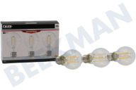 Calex 1101010100  Ledlamp geschikt voor o.a. E27 7W 806Lm 2700K Niet dimbaar Promo pakket a 3 lampen A60 Filament Helder geschikt voor o.a. E27 7W 806Lm 2700K Niet dimbaar