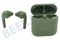 Universeel DEFD4216  True Go Slim Earbud, Groen geschikt voor o.a. Draadloos, Bluetooth 5.0, USB-C