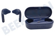Universeel DEFD4274  True Basic Earbud, Blauw geschikt voor o.a. Draadloos, Bluetooth 5.2, USB-C