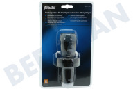Alecto A003335 ATL-110ZT Oplaadbare LED  Zaklamp zwart geschikt voor o.a. Werkt op lichtnet en batterijen