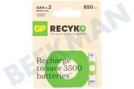 LR03 ReCyko+ AAA 850 - 2 oplaadbare batterijen