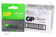 GP GPULP24A985C4 LR03 AAA batterij GP Alkaline Ultra Plus 1,5V geschikt voor o.a. Potlood Ultra Plus Alkaline