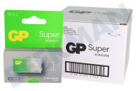 GP GPSUP1604A251C1 6LR61 9V batterij GP Super Alkaline geschikt voor o.a. Super Alkaline