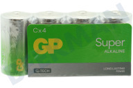 GP GPSUP14A883S4 LR14 C batterij GP Super Alkaline Multpack 1,5V 4 stuks geschikt voor o.a. Baby Super Alkaline