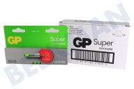 GP GPSUP24A378C8 LR03 AAA batterij GP Super Alkaline Multipack 1,5V geschikt voor o.a. Potlood Super Alkaline