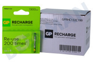 GP GPRCH130AA467C4  HR06 Recharge AA 1300 geschikt voor o.a. 1300mAh NiMH