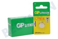 GP GPCR1616STD691C1  CR1616 Lithium CR1616 geschikt voor o.a. CR1616 DL1616
