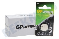 GP GPCR2016STD707C1  CR2016 Lithium CR2016 geschikt voor o.a. DL2016 Lithium