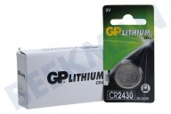 GP 0602430C1  CR2430 Lithium CR2430 geschikt voor o.a. DL2430 Lithium