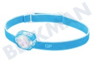 GP GPDISHLCH31BL447 CH31 GP Discovery  Hoofdlamp Blauw geschikt voor o.a. 40 lumen, 2x CR2025 batterij