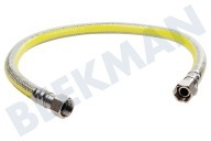 Easyfiks SM2296  Gasslang geschikt voor o.a. Superflex 100 cm met gastec keurmerk RVS flexibel voor alle apparaten geschikt voor o.a. Superflex 100 cm met gastec keurmerk