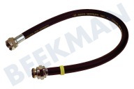 Easyfiks SM519 Gasfornuis Gasslang geschikt voor o.a. Gastec 80 cm met koppelingen Rubber flexibel voor los staande apparaten geschikt voor o.a. Gastec 80 cm met koppelingen