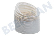 Lucht Wasdroger Slang geschikt voor o.a. 100 mm wit -PVC- Lucht 150cm geschikt voor o.a. 100 mm wit -PVC-