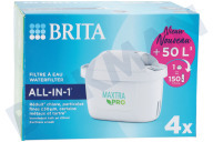 Brita 1050415  Filter geschikt voor o.a. Brita Maxtra PRO Organic ALL-IN-1 CEBO Filterpatroon 4-pack geschikt voor o.a. Brita Maxtra PRO Organic ALL-IN-1 CEBO