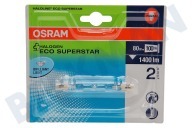 Osram 4008321928955  Halogeenlamp geschikt voor o.a. Buislamp 80W 230V 1400lm Haloline ESS R7s 74.9mm geschikt voor o.a. Buislamp 80W 230V 1400lm