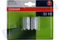 Osram 4050300064000  Starter geschikt voor o.a. L 4,65w,80w L 18-36W Dulux ST111 220-240v geschikt voor o.a. L 4,65w,80w L 18-36W