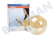 Osram 4058075174504  Smart+ Filament Gold Globelamp E27 Dimbaar geschikt voor o.a. E27 5,5W 600lm 2500K