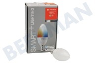 Ledvance 4058075485556  Smart+ WIFI Classic Candle B40 5W E14 Tunable White geschikt voor o.a. E14, 5W, 2700K-6500K, Dimbaar