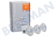 Ledvance 4058075486034  Smart+ WIFI Spot GU10 Reflectorlamp 5W Tunable White geschikt voor o.a. GU10, 5W, 2700K-6500K, Dimbaar