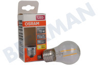 Osram 4058075434325  LED Retrofit Classic P15 E27 1,5W Helder geschikt voor o.a. 1,5W, 2700K, 136lm