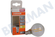 Osram 4058075436602  LED Retrofit Classic P25 E14 2,5W Helder geschikt voor o.a. 2,5W, 2700K, 250lm