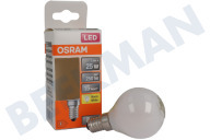 Osram 4058075436626  LED Retrofit Classic P25 E14 2,5W Mat geschikt voor o.a. 2,5W, 2700K, 250lm