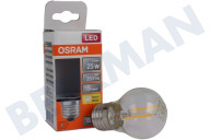 Osram 4058075436541  LED Retrofit Classic P25 E27 2,5W Helder geschikt voor o.a. 2,5W, 2700K, 250lm
