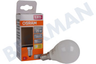 Osram 4058075430990  LED Star Classic P25 E14 3,3W Mat geschikt voor o.a. 3,3W, 2700K, 250lm