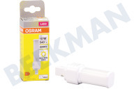 Osram  4058075823334 LED Dulux D10 G24D-1 5W geschikt voor o.a. 5W 540lm 3000K