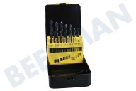 International Tools 230002451  191441002 Metaalborenset geschikt voor o.a. Spiraalboren 1-10mm x 0,5mm