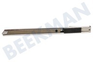 Benson  004689 Afbreekmes 9mm RVS geschikt voor o.a. 9mm RVS met blokkeer