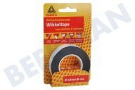 Volta 535 Tape geschikt voor o.a. Zelf vulkaniserend 4mx19mm Wikkel tape zwart geschikt voor o.a. Zelf vulkaniserend 4mx19mm