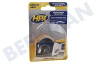 HPX ZC11 Reflect Save  Tape Geel 19mm x 1,5m geschikt voor o.a. Veiligheidstape, 19mm x 1,5 meter