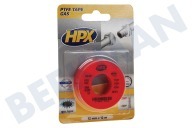 HPX PT0012 PTFE tape gas 12mtr, 12mm breed geschikt voor o.a. Isolatietape, 12mm x 12 meter