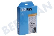 Easyfiks 461407  Stofzuigerzak geschikt voor o.a. VS 52-58-Optima-Micro Fle S Type D,E,F,G,H geschikt voor o.a. VS 52-58-Optima-Micro Fle