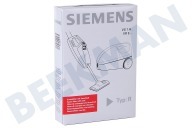 Siemens 460687, 00460687 Stofzuiger Stofzuigerzak geschikt voor o.a. VR 9... S Type N en R geschikt voor o.a. VR 9...