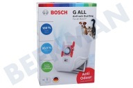Bosch 17002915 BBZAFGALL Stofzuiger Stofzuigerzak geschikt voor o.a. Alle type G Series Type G All, Anti Odour geschikt voor o.a. Alle type G Series