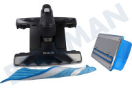 Philips 300010116731 Stofzuiger Stofzuigerborstel geschikt voor o.a. Aqua Plus 8000 series XC8055/01, XC8057/01 Moonwalker geschikt voor o.a. Aqua Plus 8000 series XC8055/01, XC8057/01