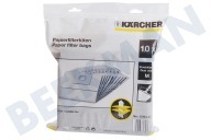 Karcher 69043120 Stofzuiger 6.904-312.0 Stofzuigerzakken Papier geschikt voor o.a. T12/1, T12