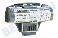 Karcher 26331230 2.633-123.0 Window Vac 5  Batterij 3,7V geschikt voor o.a. WV5 Plus Non Stop, WV5 Premium