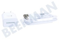 Samsung SAM-10146-PK EP-TA12 Samsung Micro USB  Oplader 1,5m Wit geschikt voor o.a. Wit, 2.0 A