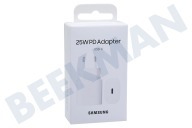 Samsung SAM-10332-PK  EP-TA800NWEGEU Samsung USB-C Travel Adapter, Wit geschikt voor o.a. USB-C