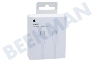 Apple AP-MLL82  MLL82ZM/A Apple USB-C Oplaadkabel, 2 meter Wit geschikt voor o.a. laden en gegevensoverdracht