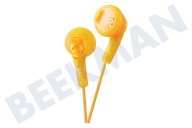 JVC HAF160DE(P) HA-F160-D-E Gumy In Ear Koptelefoon Koptelefoon Oranje geschikt voor o.a. Oranje met 1 meter snoer